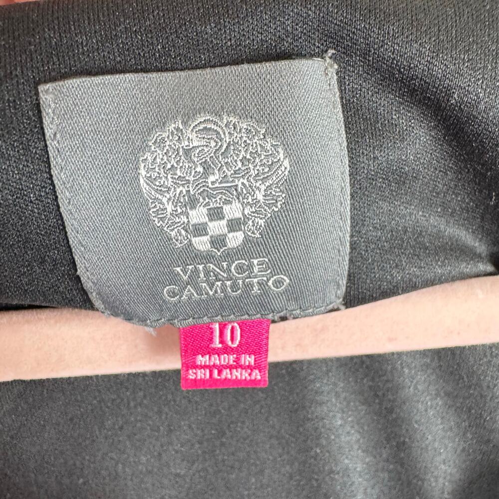Vince Camuto Black‎ White Sleeveless Stretchy Dress 10 - Picture 6 of 6
